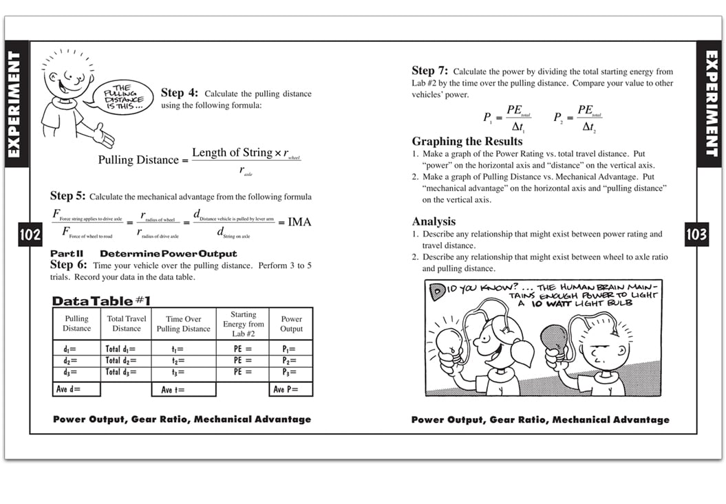 mousetrap cars the secrets to success: pages 102-103