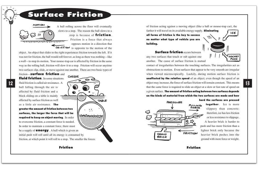 mousetrap cars the secrets to success: pages 12-13