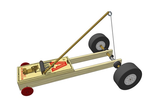 mouse trap racer: speed-trap racer kit