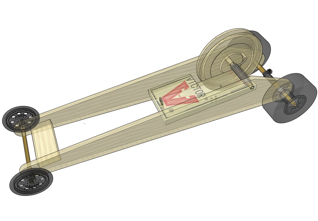 The Jones Pulley Dragster: X-ray