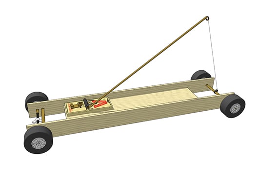 mouse trap car: the branding iron