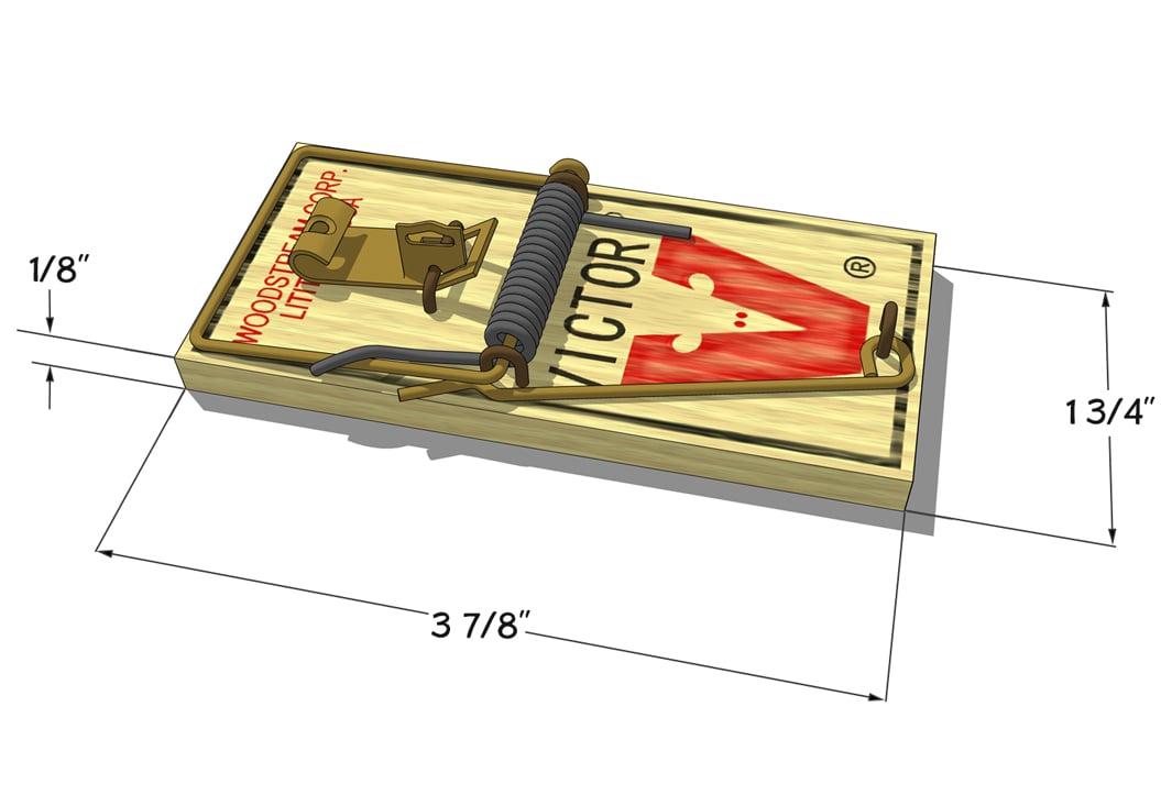 mousetrap dimensions