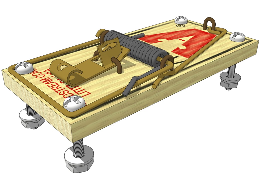 mousetrap hold down bolts: xray part two