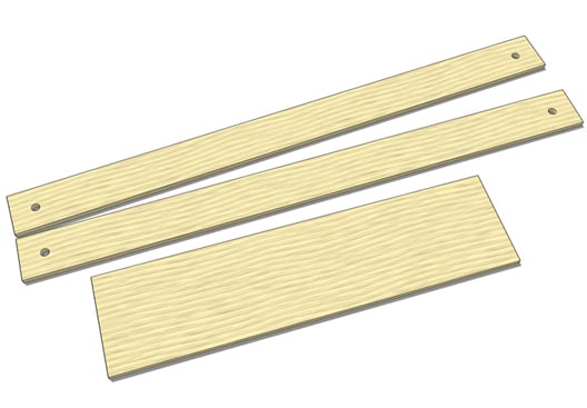 Prefab Balsa Wood Frame Set (10 pack)