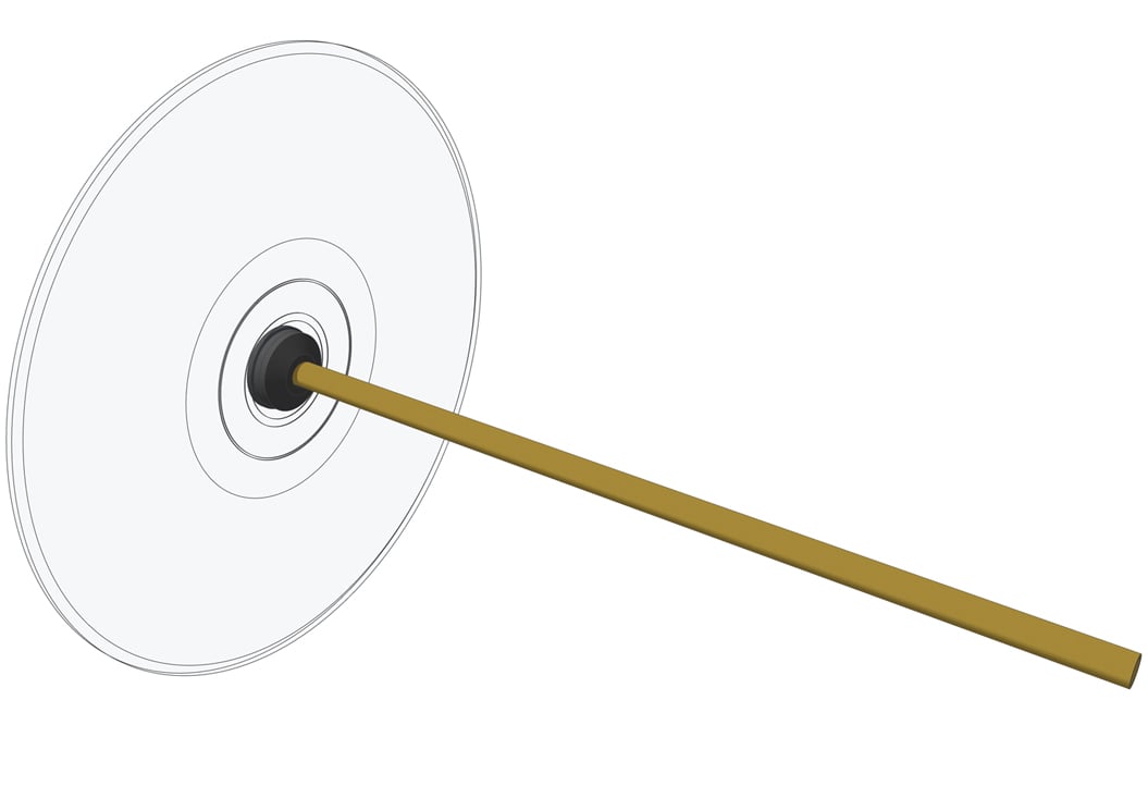 Ultra-Thin, Low-Inertia DVD Layer Wheels