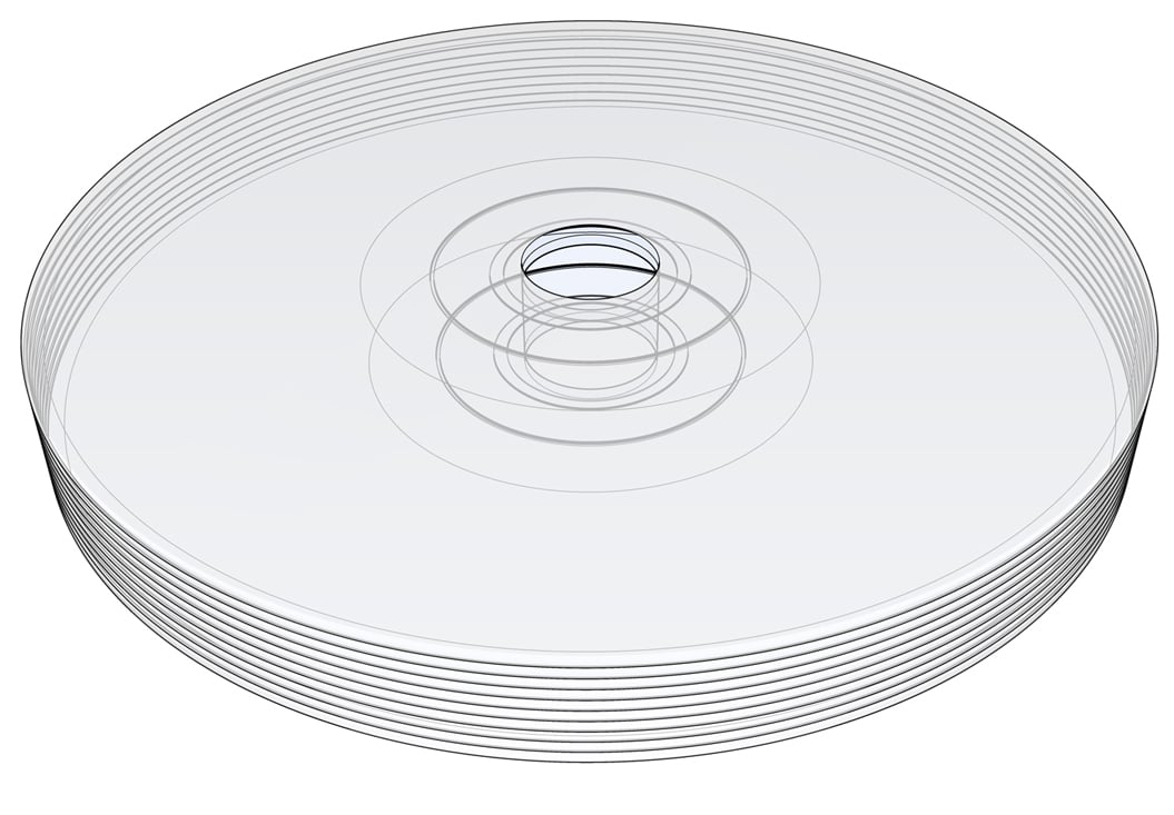 Low-Inertia DVD Layer Wheels: parts