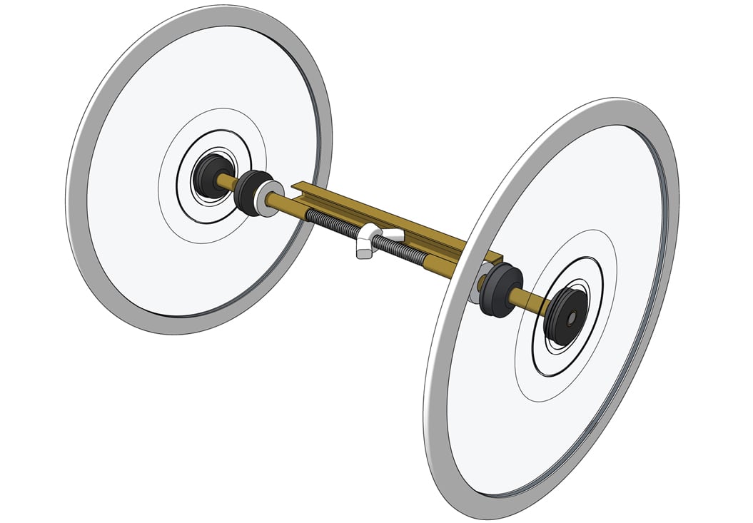 CD/DVD wheel traction treads