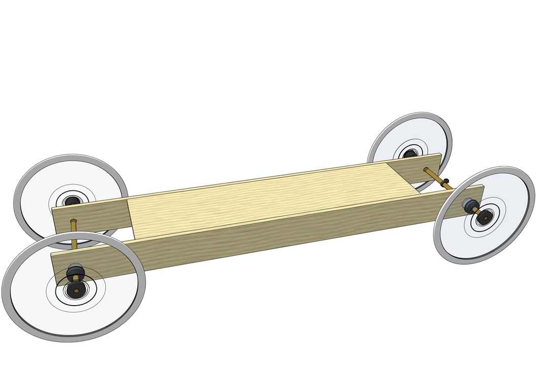 Prefab Balsa Wood Frame sample: design two