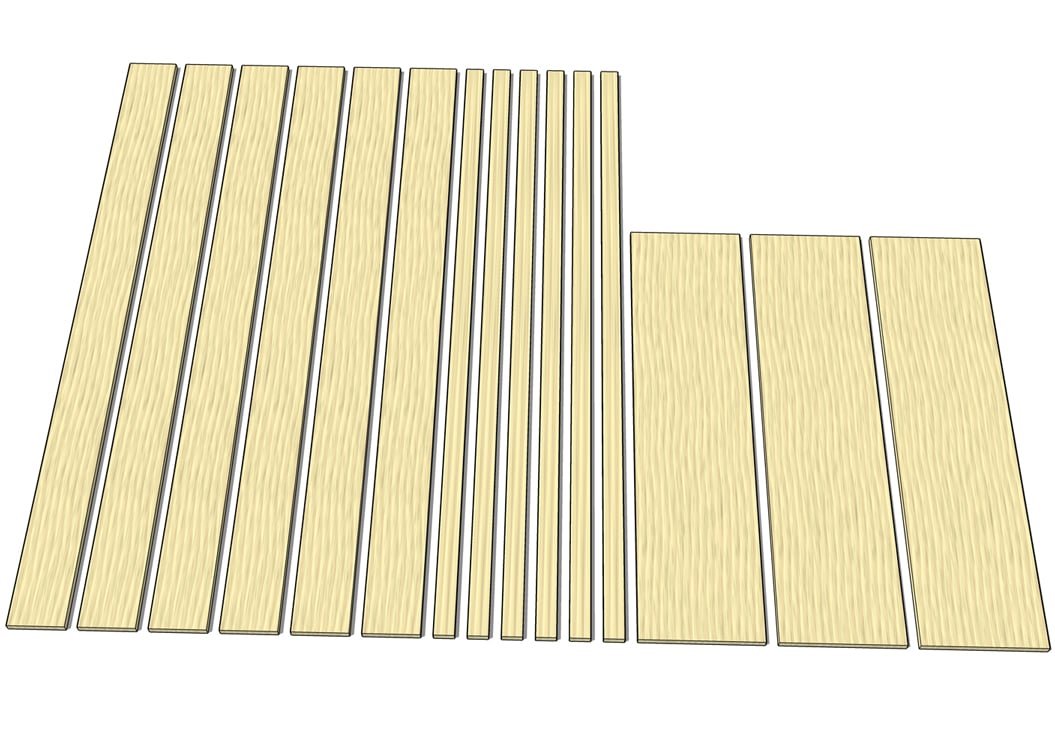 wood builders pack: parts